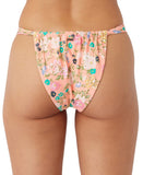 O'Neill Floral Solimar Medium Coverage Bikini Bottom Desert Flower Pink L