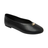 A New Day Charlie Embellish Faux Leather Flats 95142239 Black 7.5M