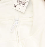 Karen Scott Sport Womens Mock-Neck Zippered Sweatshirt Bright White XL