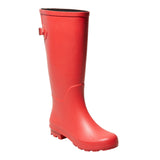 A New Day Womens River Tall Rain Boots 92275090 Red 7M
