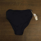 Anne Cole High-Waist Shirred Convertible Bikini Bottom MYPB36001 Navy Blue 16W