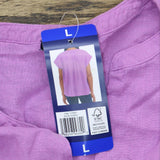Splendid Women's Linen Blend Tunic Top 177097 Purple L