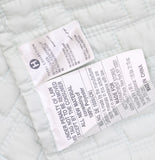 Hotel Collection Cotton Quilted Willow Bloom Coverlet Mint Green Full / Queen