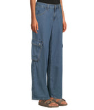 Levi's Womens Superlow Loose Snap Zip Fly Jeans 94417325 All Over Blue 29X32