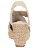 Style & Co. Siennaa Closed Toe Wedge Espadrilles Sandals Papyrus Brown 6.5M