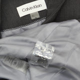 Calvin Klein Suit Separate Business One-Button Blazer Jacket Charcoal Gray 16