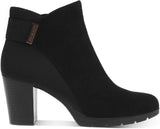Anne Klein Womens Rina Microfiber Dressy Ankle Boots RINA01F9 Black Multi 10M
