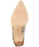 Vince Camuto Snakeskin PESLNA Stiletto Fashion Boot Desert Python Brown 6.5M