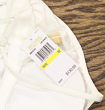 Michael Michael Kors Womens Grommet Tankini Swim Top MM30322 White M