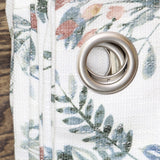 Linden Street Blackout Single Curtain Panel Multi Floral Green Blue 50x108