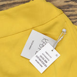 Kasper Womens Plus Size Fly Front Slim Pants 10902147 Butterscotch Yellow 20W