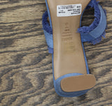 Schutz Womens Amely Mid Block Sandals Azul / Summer Blue Jeans 9.5B