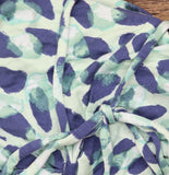 Motherhood Maternity V-Neck Sleeveless Maternity Maxi Dress Blue Multi XS