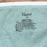 Hanes Women's 4pk Cotton Ribbed Heather Briefs PP40RH Colors May Vary 10