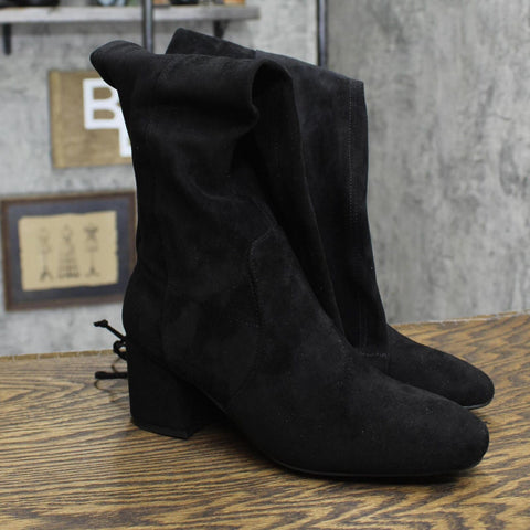 Sugar Ollie Women's Over-the-Knee Dress Boots SGR-OLLIE Black Micro 7.5M