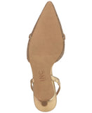 INC International Concepts Gelsey Slingback Kitten-Heel Pumps Gold Crystal 5M