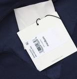 Calvin Klein Womens Stretch Crepe Zip Front Jacket 44C442G Dark Sapphire Blue M