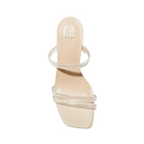 A New Day Womens Stacy Mule Heels 89530523 Clear Brown 11M