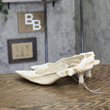 A New Day Milan Slingback Pumps Lace 93708032 Cream Off White 9.5M