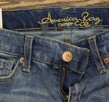 American Rag Womens Denim Rolled Bermuda Shorts 2617134 Blue 1