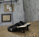 Lifestride Womens Nori Heeled Sandal Strappy J3849S1 Black 6.5W