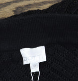 Dotti Womens Crochet Side-Tie Cover-up Maxi Skirt 85273 Black M