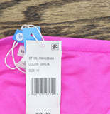 Bleu By Rod Beattie Womens Key Item Side-Shirred Bikini Bottoms Dahlia Pink 10