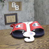 Champion Mens IPO Squish Slide Sandals 94425810 Red / Navy Blue 8