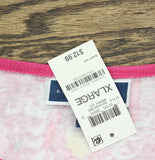 Karen Scott Paisley-Print Knit Scoop-Neck Tee 100140897MS Berry Ice Pink XL