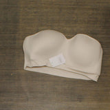 Auden Women's Padded Seamless Bandeau Bra EGGG8 Soft Petal Pink XL