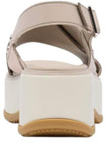 Sorel Womens Dayspring Platform Crisscross Sandal Crushed Clay Brown 9.5M