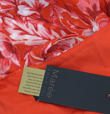 Maree Por Toi Wrap Belted Floral Dress Red Multi 22W