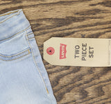 Levi's Baby Girls Star Western Jeans 01N489F Rose blue 3M