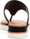 Style & Co. Womens Emmaa Faux Leather Thong Sandals 10012584800 Black 7.5M