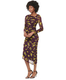 Calvin Klein Women's Printed Mesh Bodycon Dress M2HDP064