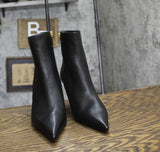 Michael Michael Kors Womens Luna Pointed Booties 40F4LUME5L Black 7M