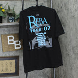 Famous Stars & Straps Mens Vintage Reba McEntire 2007 Concert Band Tee Black XL