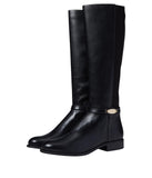 Michael Michael Kors Finley Knee-High Riding Boots 40F1FIFBEL Black 7M