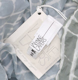 Wynne Layers Chiffon Convertible Printed Border Poncho Green / Off White M/L