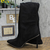 Bar III Tall Knee-High Boots Replacement Amputee Left Shoe Only Black 9.5M