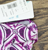 Swim Solutions Printed Tankini Swim Top 806834 Magenta Purple 16