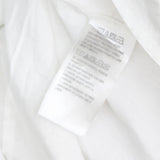 LOGO by Lori Goldstein Womens Cotton Button Up Long Sleeve A-Line Shirt White M