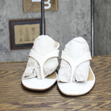 Naturalizer Womens Lenna Wedge Sandals Shoes I0693L2 White 9.5M