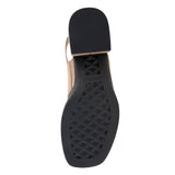 Aerosoles Dual-Strap Heeled Sandal with Buckle DOVE Natural Brown 8.5M