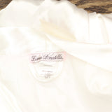 Linea Donatella Womens Bride Satin Wrap Robe BDS091 White XL
