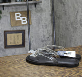 Universal Thread Womens Keilani Thong Flip Flops 93321989 Clear Black 9M