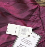 B. Darlin Juniors Corset Flutter Sleeve Fit Flare Dress K43AU17 Berry 0