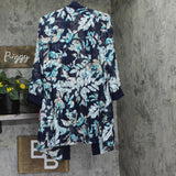 R&M Richards Womens Jacquard Evening Jacket 9389 Peacock Blue 14