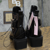 Wild Fable Giovanna Buckle Western Ankle Boots Memory Foam Insole Black 6.5M