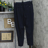 Banana Republic Womens Pull On Tapered Elastic Waist Pants 1588693 Navy Blue 8